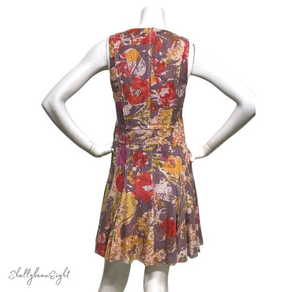 ANTHROPOLOGIE GREGORY Smoky Lilies Dress 4 S NEW - Picture 11 of 13